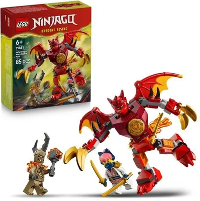 Produktbild von LEGO NINJAGO Kai's Drachenroboter Kampf-Pack, Bauset ab 6 Jahren, Staffel 4 Der Aufstieg der Drachen, Konstruktionsspielzeug