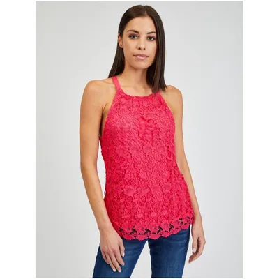 Produktbild von Orsay Dunkelrosa Damen Spitzen-Tanktop 102091324000__M