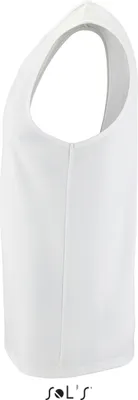 Produktbild von SOL'S Sport Tank Top Herren, White, L, 100% Polyester, atmungsaktiv, schnelltrocknend, 140 g/m², herausreißbares Label