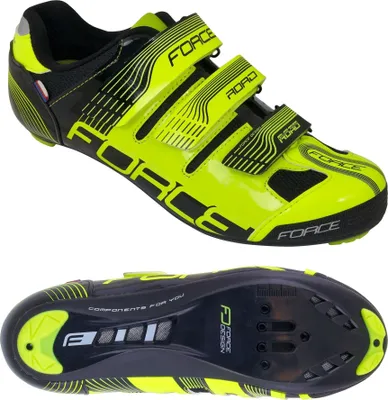 Produktbild von Rennradschuhe ROAD fluo-schwarz : Größe - 37 Größe: 37