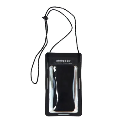 Obrázek produktu pro Vodotěsné pouzdro na telefon Zulupack® Phone Pocket – IP68 – černé voděodolné pouzdro na mobil“