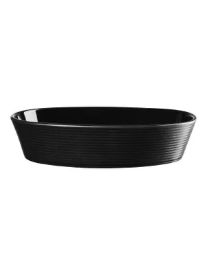 Produktbild von Asa Auflaufform kitchen‘art Oval Schwarz (25cm)