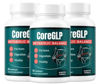 Immagine prodotto di Integratore alimentare CoreGLP – SET di 3 flaconi da 60 capsule – con cellulosa microcristallina, estratto di mirtillo rosso e estratto di foglie di tè verde – Adatto agli adulti.