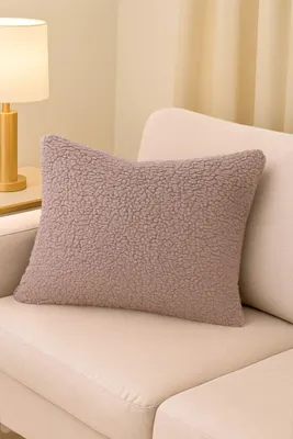 Zdjęcie produktu dla Poszewka Na Poduszkę Z Bukli 50X70 Miękki Baranek Dreamy Boucle Teddy Brąz