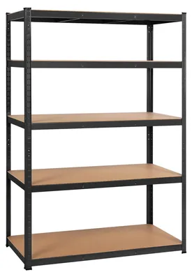 Produktbild von Yaheetech Schwerlastregal 180 x 120 x 60 cm Lagerregal 5 Böden Metall Regal Max. Belastbarkeit : 875kg Schwarz