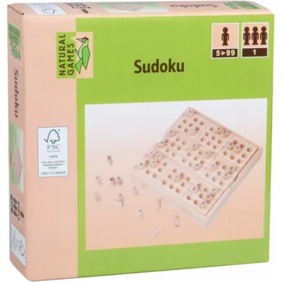 Image de Jeux naturels Sudoku 14x14x2,5 cm