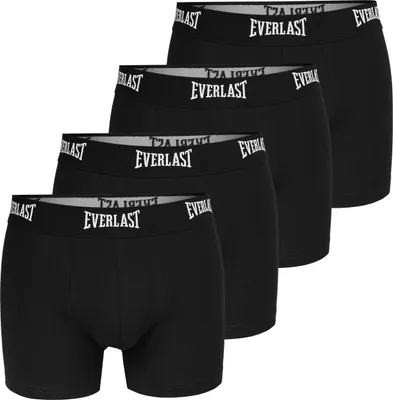 Produktbild von Everlast 4er Pack - Herren Boxershorts aus Baumwolle, Unterhosen für Männer, L