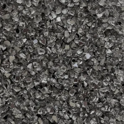 Produktbild von SPIEGELGRANULAT, Spiegelglasgranulat 1-4mm. 1kg. ANTHRAZIT