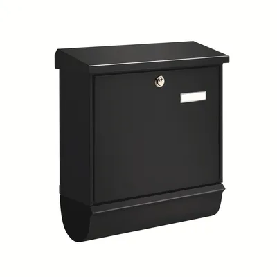 Produktbild von BURG-WÄCHTER Briefkasten Comfort-Set 31300 S mit Zeitungsfach und Namensschild, Verzinkter Stahl, Einwurf-Format DIN C4