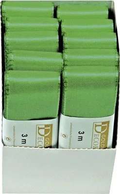 Productafbeelding van Goldina® 1445040501003 Basis krullend lint - 40 mm x 3 meter, groen