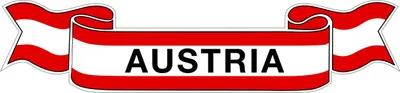 Produktbild von Aufkleber Flagge Österreich 35 x 150 mm