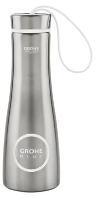 Produktbild von GROHE 40848SD0 Trinkflasche Blue 40848 Flasche aus Edelstahl Volumen 450 ml