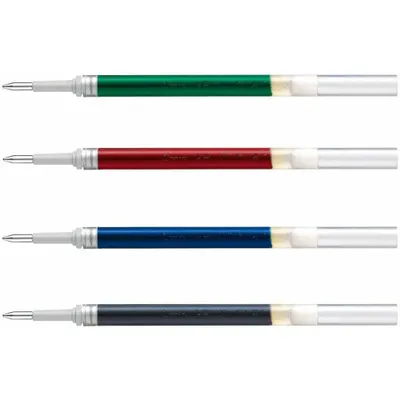 Image de Pentel LR7-4 4 recharges pour stylo gel couleurs assorties