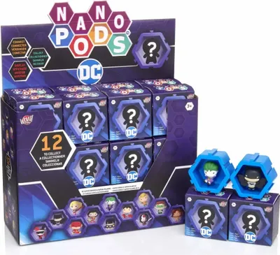 Immagine prodotto di WOW! Nano PODS Supereroi DC, 12 motivi da collezionare