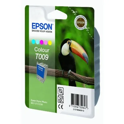 Produktbild von Epson Toucan Singlepack Colour T009, Cyan, Helle Cyan, Helle Magenta, Magenta, Gelb, Tinte auf Pigmentbasis, 1 Stück(e)