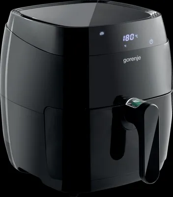 Produktbild von Gorenje AF1409DB Heißluftfritteuse, Heißluftfritteuse, 3,2 l, 90 °C, 200 °C, Einzelbild, Schwarz