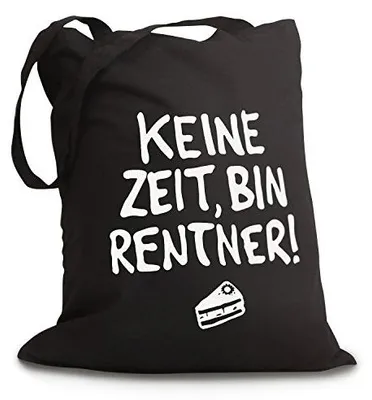 Immagine prodotto di Borsa di tela Heimspiel Design Non ho tempo, sono in pensione
