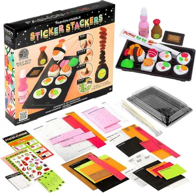 Obrázek produktu pro Crayola - Stackers Sticker 3D Set (sushi)