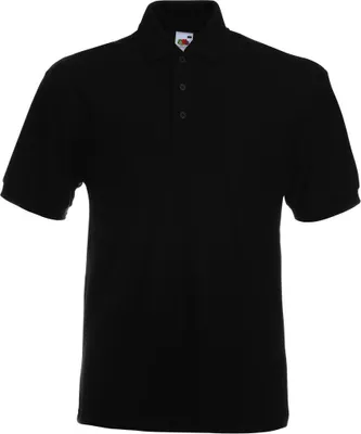 Produktbild von Fruit of the Loom 63-204-0 | 65/35 Heavy Piqué Poloshirt Herren - Farbe: Black - Größe: XL