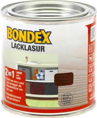 Produktbild von Bondex Holzmöbel Lacklasur palisander 0,375L 2in1 Lack + Lasur Möbellack