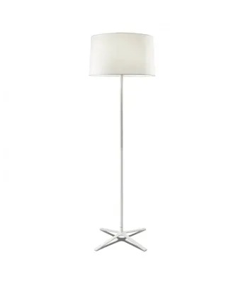Produktbild von Flur Stehlampe, mit weißem Textilschirm