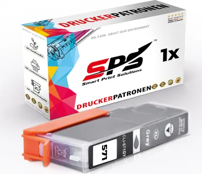 Produktbild von Kompatibel für Canon Pixma MG7753 / 0335C001 / CLI-571GYXL Druckerpatrone Grau