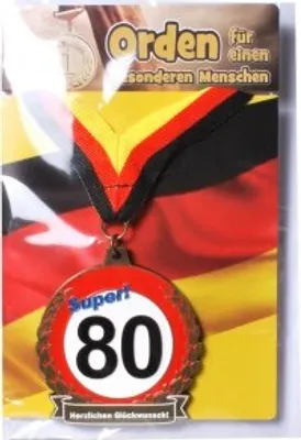 Produktbild von Orden 50 auf Karte zum 50. Geburtstag