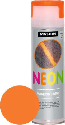 Produktbild von Sprühlack Maston NEON Markierungsspray orange 500 ml