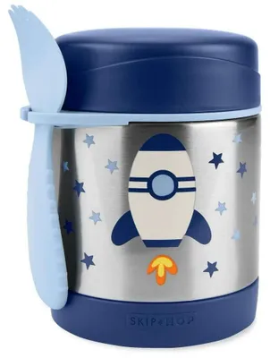Image de SKIP HOP Spark Style Thermos alimentaire avec cuillère/fourchette Rocket 325 ml, 3r+