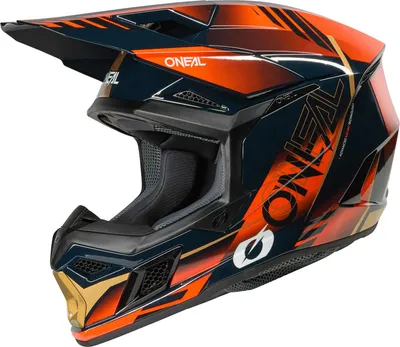Produktbild von Oneal 3SRS HAZE Motocross Helm, dunkelblau/rot, 2XL (63/64)