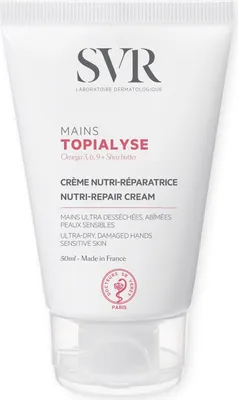 Zdjęcie produktu dla SVR Topialyse Mains Krem do rąk skóra sucha i wrażliwa, 50ml (PRODUKT Z NIEMIEC)