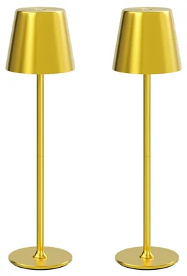 Productafbeelding van UPXNBOR LED tafellamp, draadloos, set van 2, metalen tafellamp voor binnen- en buitengebruik