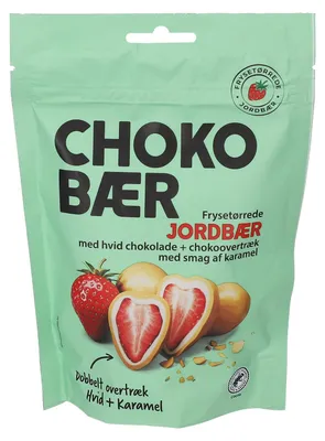 Produktbild von Nordthy Chokobær Jordbær 90g