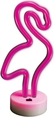 Image de Forever Light Néon-LED ROSA FLAMINGO veilleuse Enseigne lumineuse Éclairage veilleuse USB ROSA