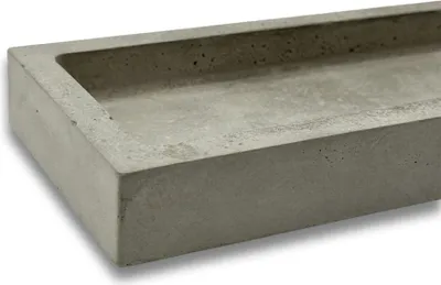 Image de Bac de culture en béton pour micro-pousses – Bac à plantes fabriqué à la main pour une culture durable de micro-pousses – Réutilisable, robuste et moderne – Idéal pour les rebords de fenêtre et les jardins d'intérieur