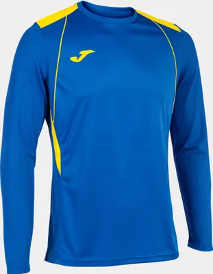 Image de Joma Championship VII Maillot À Manches Longues Enfants - Royal / Jaune | Taille: 164