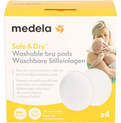 Produktbild von Medela Waschbare Stilleinlagen, 4 Stück