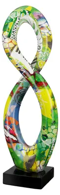 Zdjęcie produktu dla Casablanca Skulptur, "Street Art", Graffitimotiv, Kunstharz, mehrfarbig, , L. 8,5 cm, B. 12,5 cm, H. 37 cm 37816