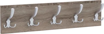 Obrázek produktu pro AKKE Trüffel Garderobenleiste horizontální malé ALU háčky ŠxV: 60x15 cm