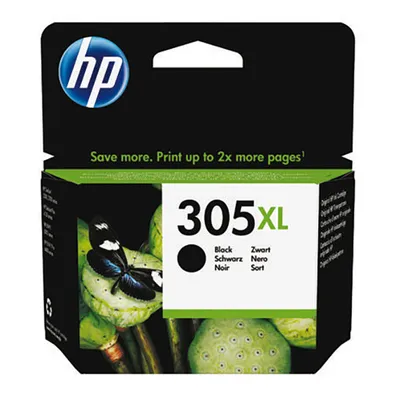 Produktbild von HP 305XL Schwarz Tintenpatrone mit hoher Reichweite
