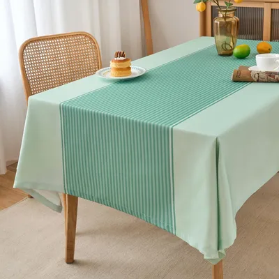 Image de Nappe résistante aux taches, de forme rectangulaire et imperméable