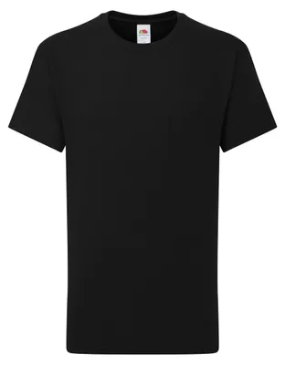Produktbild von Fruit of the Loom - T-Shirt für Kinder FK2779 (152-158) (Schwarz)