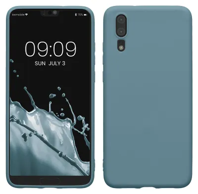 Produktbild von kwmobile Handyhülle für Huawei P20 Hülle - TPU Case - Kabelloses Laden - Schutzhülle Cover in Antique Stone