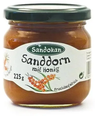 Produktbild von Sanddornfruchtaufstrich mit Honig (225 g)