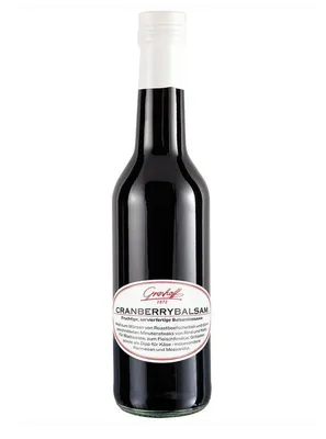 Obrázek produktu pro Grashoff brusinkový balzám ovocná balzamiková omáčka připravená k podávání 350 ml
