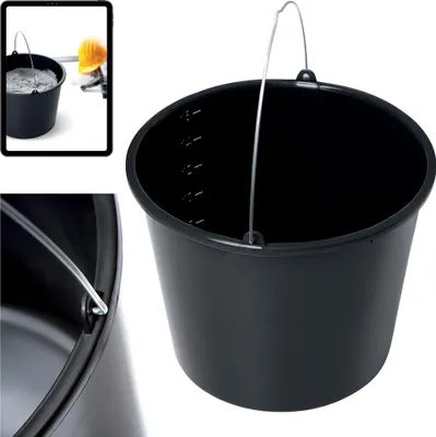 Image de Seau économique avec poignée noir 16 L BUCKET KBU16-S411