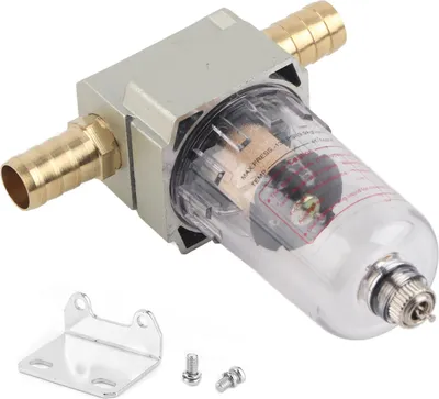 Zdjęcie produktu dla Trwały separator oleju i wody do oddzielania filtrów sprężonego powietrza, uniwersalne akcesorium samochodowe, 12 mm