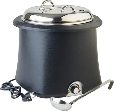 Obrázok produktu pre APS Elektrická polievková kanvica, čierna, objem 10,00 l, výška 365 mm, ø 380 mm