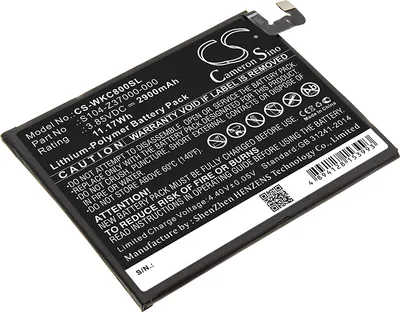 Produktbild von TECHTEK Akku Kompatibel mit [Wiko] C800AE, View 2, View 2 Pro, W-C800, W-C860 Ersetzt 356580H, für S104-Z37000-000, für TLE1707, für TLP17G26