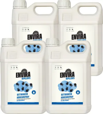Produktbild von Envira Bettwanzen Abwehrspray im Vorteilspack 4x5L